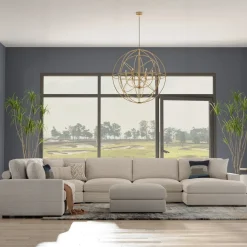 Sydney 6pc Right Chaise Sectional Living Room Sets