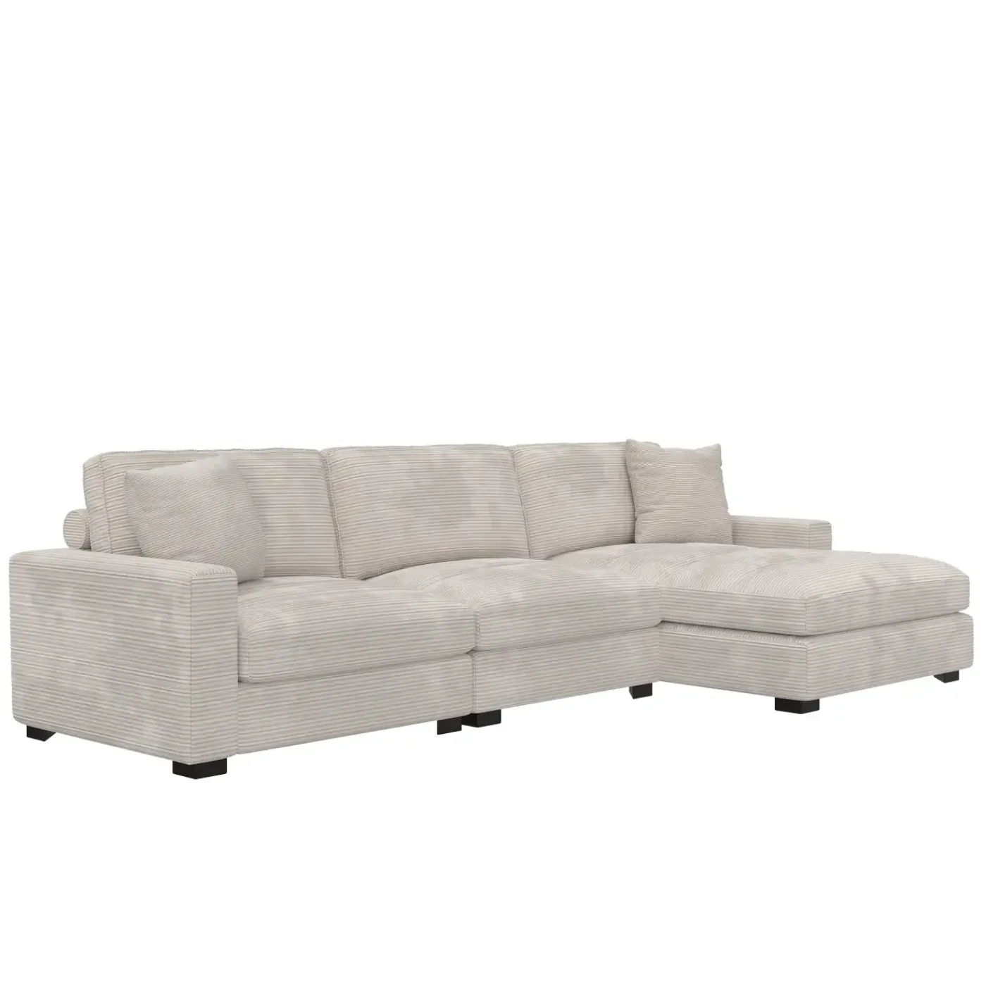 New Sydney 3pc Right Chaise Sofa Living Room Sets
