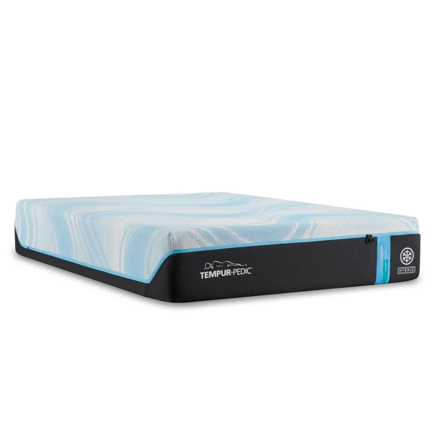 New Tempur LuxeBreeze Med Hybrid California King Hybrid Mattress Twin Mattresses|Eastern King Mattresses