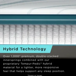 Discount Tempur-Pedic Adapt 2.0 Medium California King Hybrid Mattress Full Mattresses|Twin Mattresses