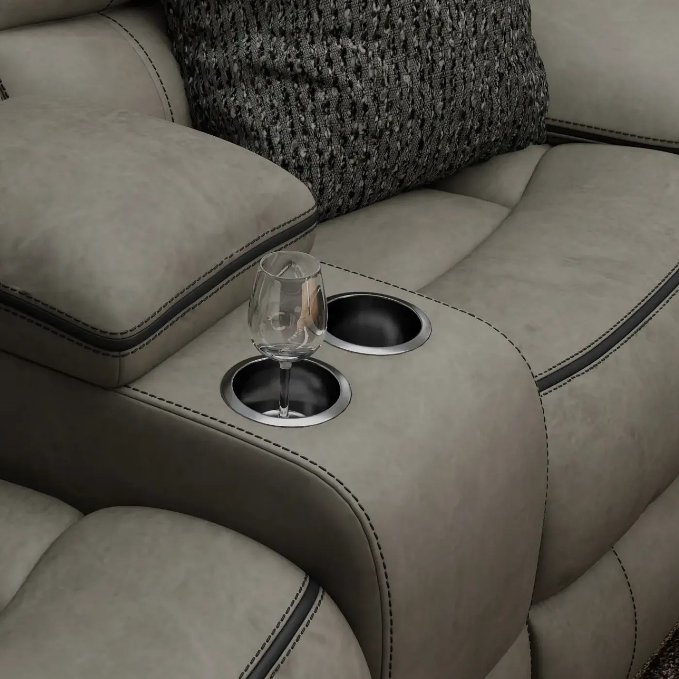 New Trilogy Reclining Console Loveseat Loveseats