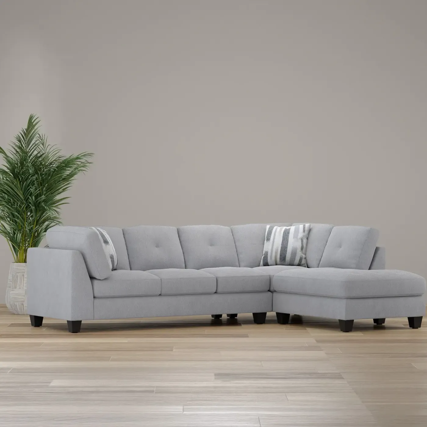 Discount Trinton 2pc Sectional with Right Chaise Living Room Sets|Sectionals