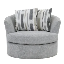 Sale Trinton Swivel Chair with 2 Pillows Chairs
