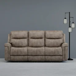 Triplex Power Triple Reclining Sofa Sofas & Couches|Reclining Furniture