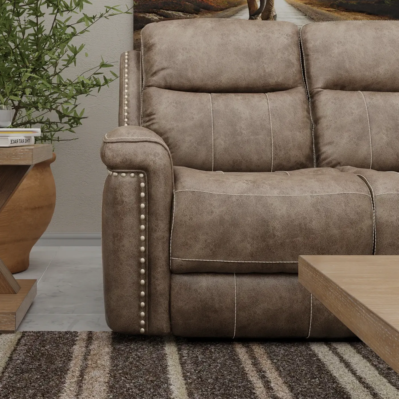 Outlet Triplex Triple Reclining Sofa Sofas & Couches|Reclining Furniture