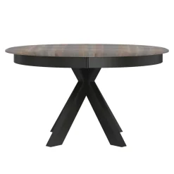 Outlet Vibrance Extendable Round Dining Table With Custom Finish Options Dining Tables|All Outlet & Clearance Items