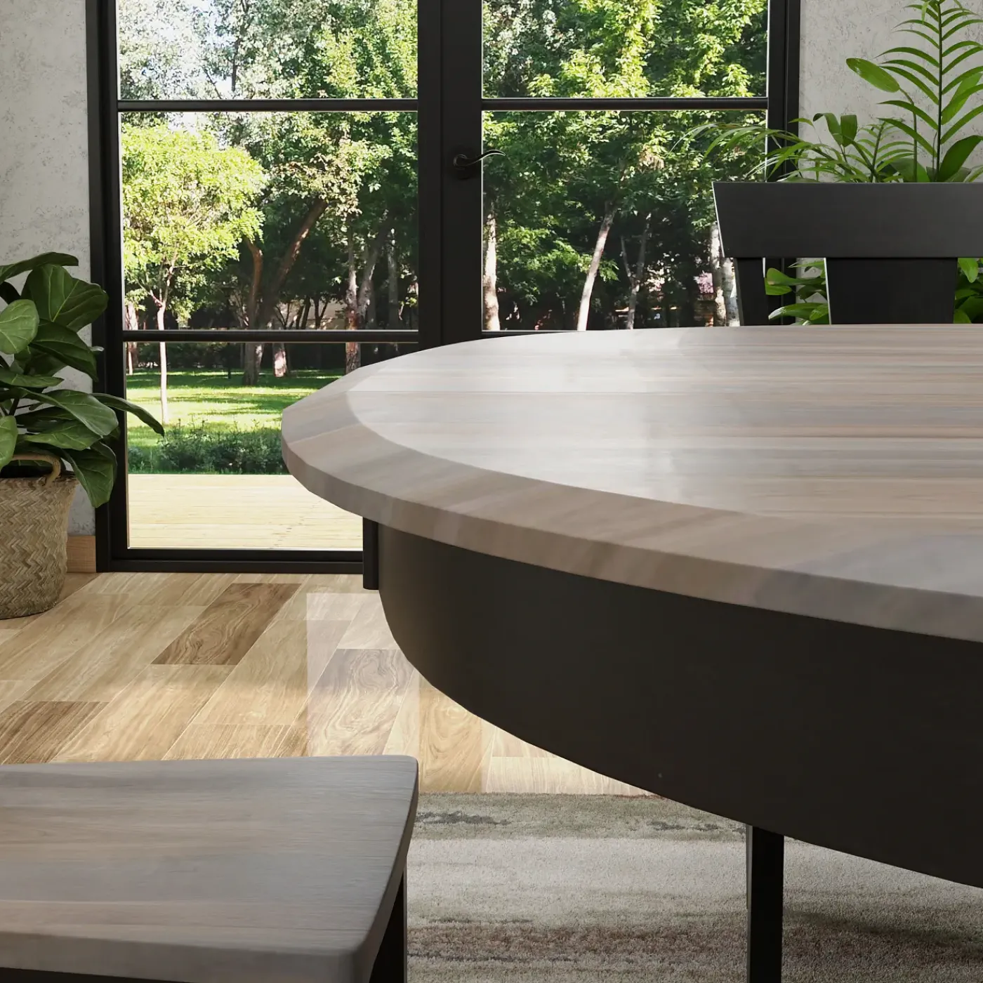 Outlet Vibrance Extendable Round Dining Table With Custom Finish Options Dining Tables|All Outlet & Clearance Items