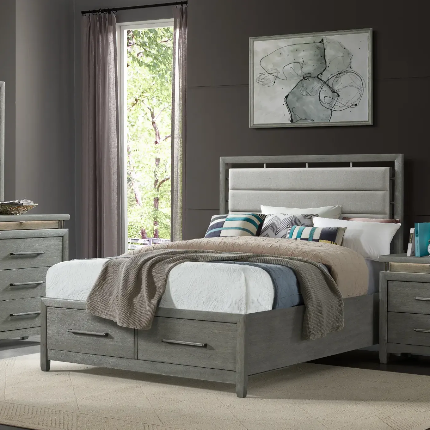 New Winslet Queen Storage Bed Queen Beds