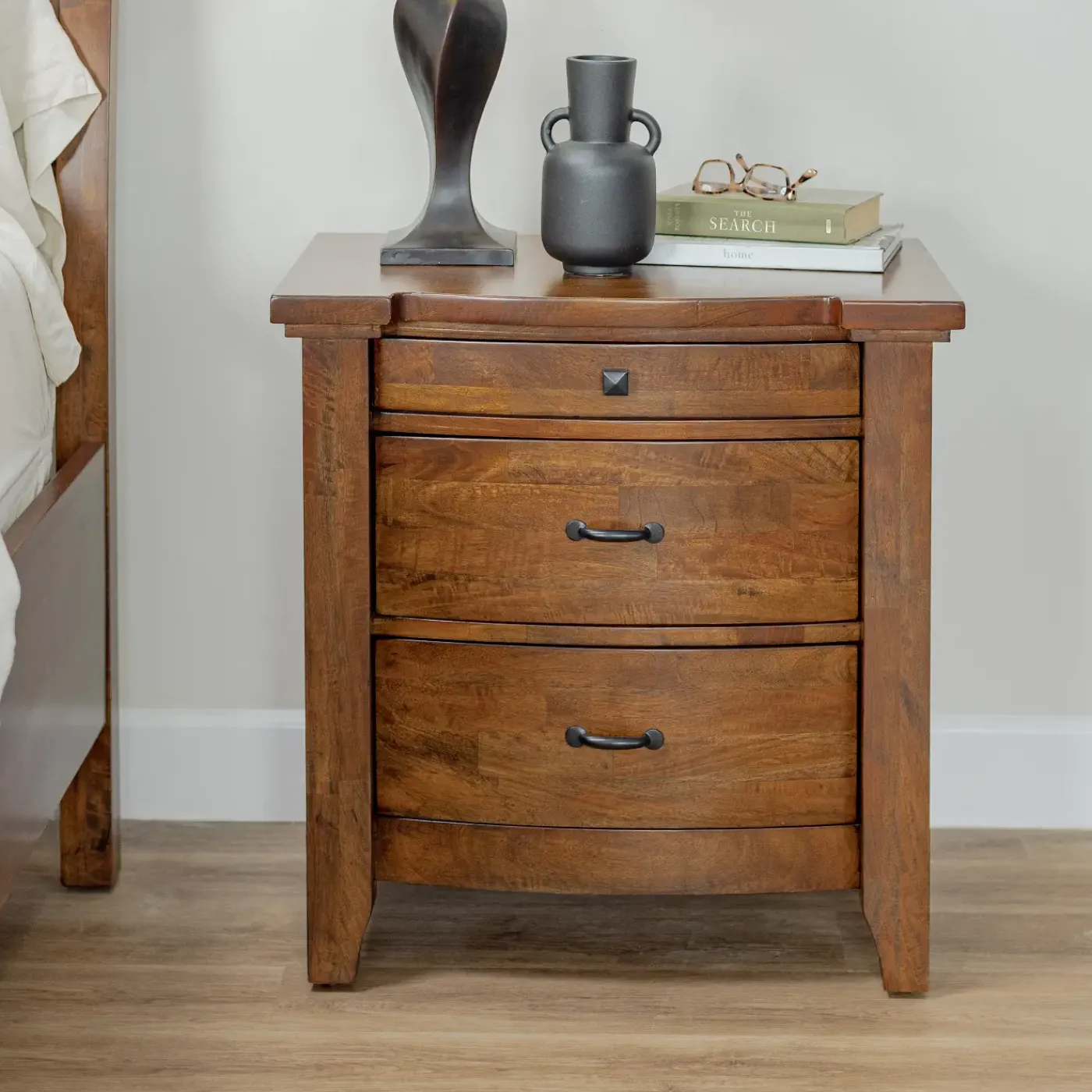 Hot Wisteria 3 Drawer Nightstand Nightstands