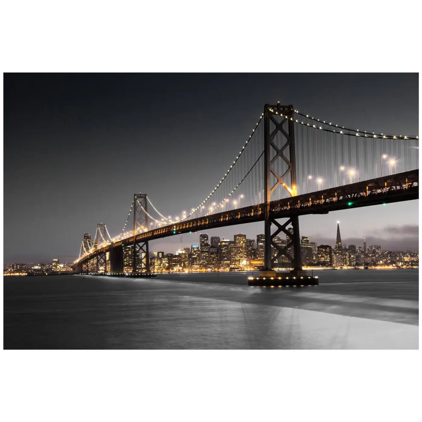 Best 40" x 60" Bridge Glass Wall Art Wall Art