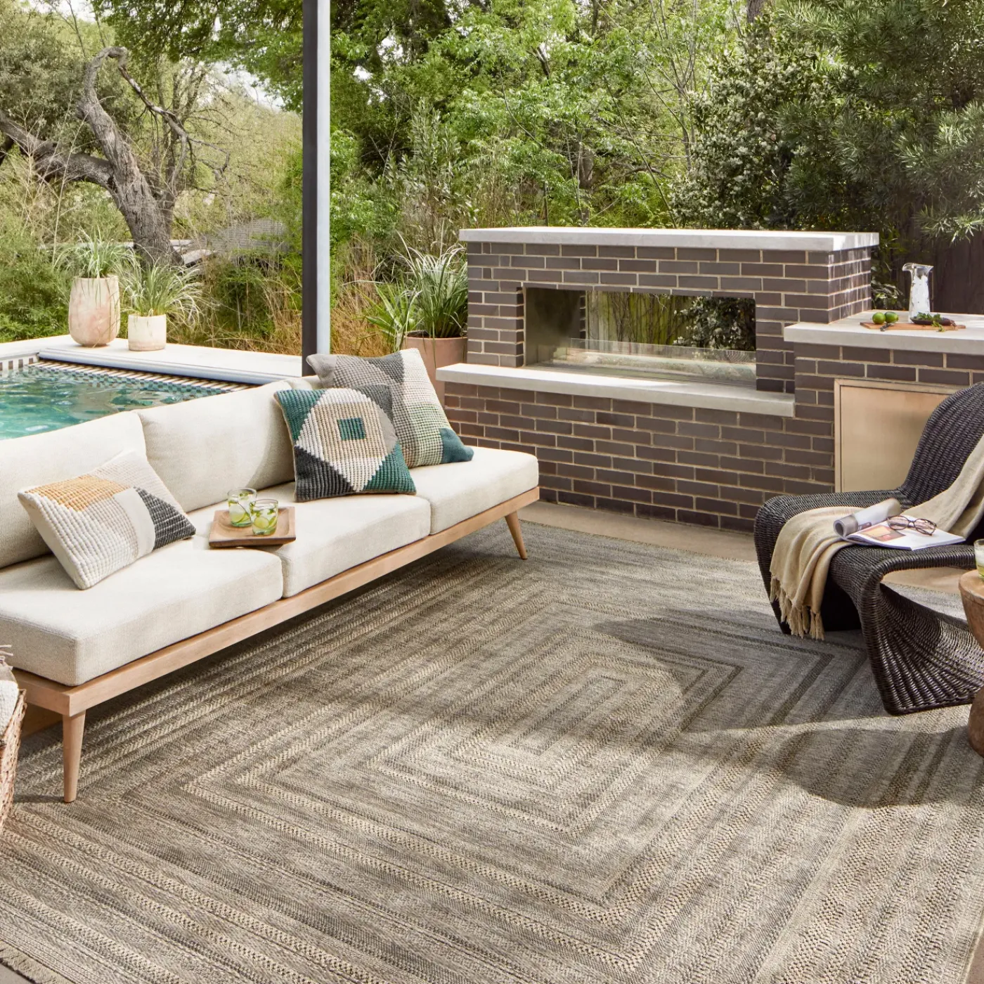 Online 5'x8' Dawson Outdoor Rug Area Rugs|Outdoor Rugs