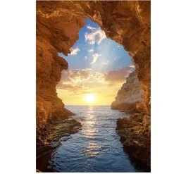 New 40x60 Grotto Sunset Glass Wall Art Wall Art
