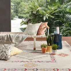 Online 7'6x9'6 Sayulita Indoor/Outdoor Rug Outdoor & Patio|Outdoor Rugs