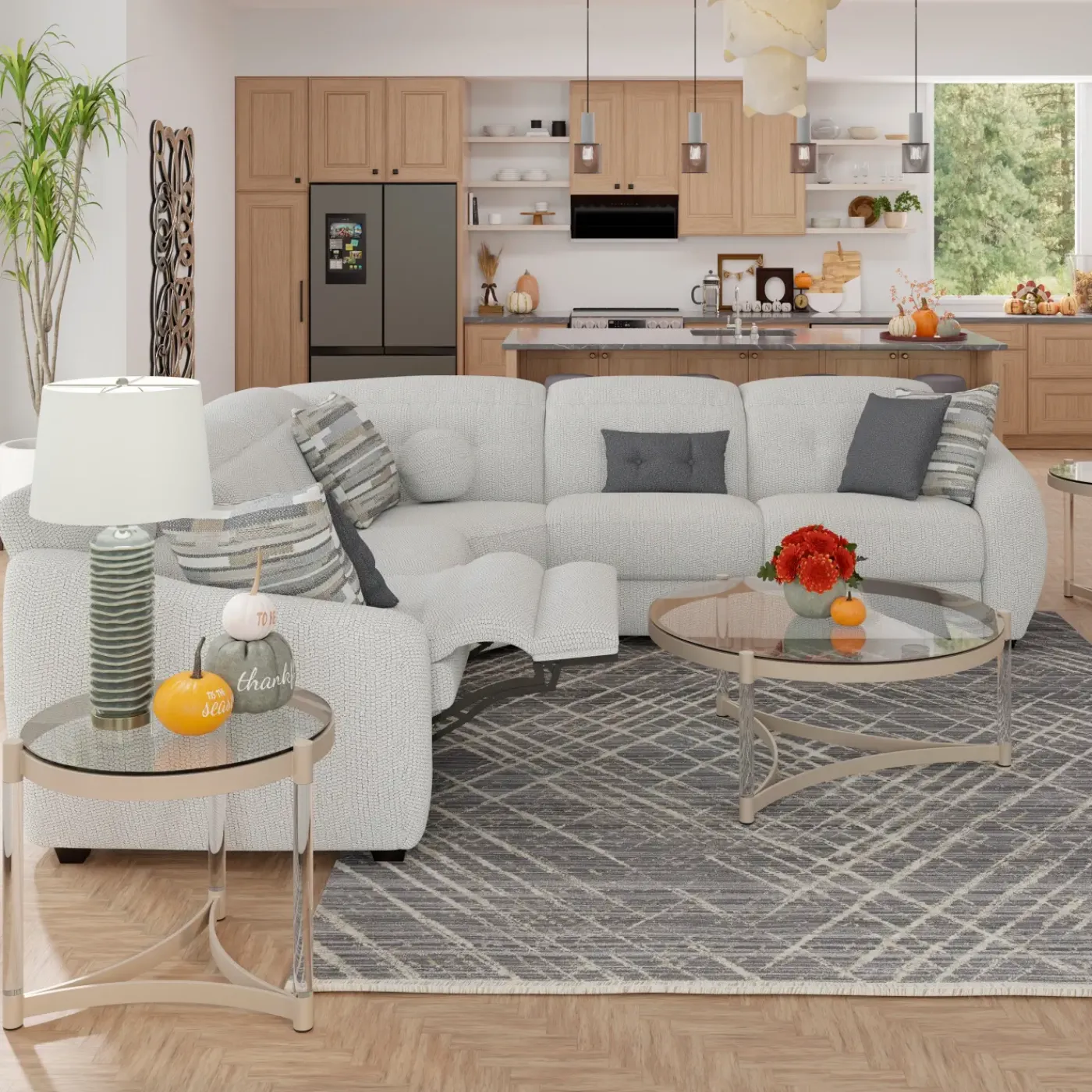 Discount Zandra Power Sectional Living Room Sets|Sectionals