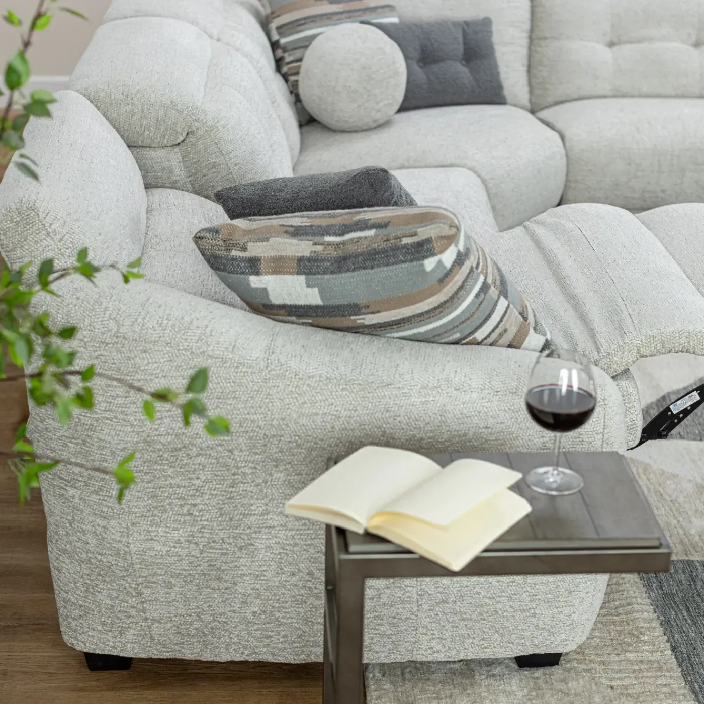 Discount Zandra Power Sectional Living Room Sets|Sectionals